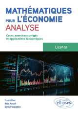 Mathématiques pour l'économie - analyse - licence