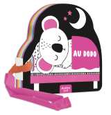 Mon premier livre poussette en noir et blanc - au dodo