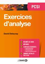 Exercices d'analyse pcsi
