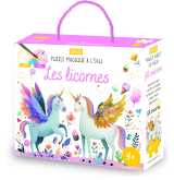 Puzzle magique à l'eau - les licornes