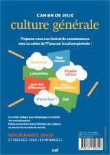 Cahier de jeux - culture générale