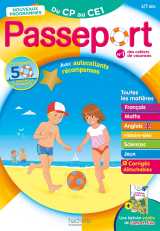 Passeport - du cp au ce1 6/7 ans - cahier de vacances 2026