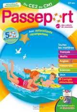 Passeport - du ce2 au cm1 8/9 ans cahier de vacances 2026
