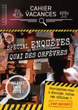 Cahier de vacances adultes, spécial enquêtes du quai des orfèvres