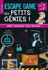 Escape game des petits génies - 5e-4e - cahier de vacances