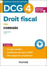 Dcg 4 - droit fiscal - corrigés - réforme 2026-2027