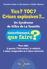 Tics ? toc ? crises explosives ? - un syndrome de gilles de la tourette