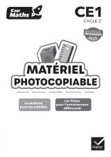 Cap maths ce1 - ed. 2025 - matériel photocopiable