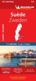 Carte nationale suede / zweden