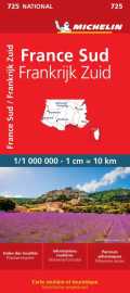 Carte nationale france sud / frankrijk zuid