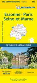 Carte départementale essonne, paris, seine-et-marne