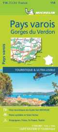 Carte zoom pays varois, gorges du verdon