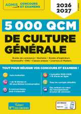 5000 qcm de culture générale - concours et examens 2026-2027