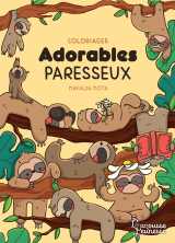 Coloriages - adorables paresseux