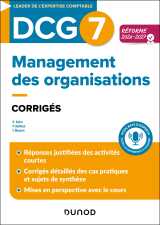 Dcg 7 - management des organisations - corrigés - réforme 2026-2027