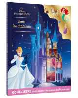 Disney princesses - dans les châteaux de princesses - livre silhouetté avec stickers