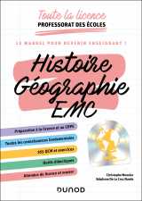 Toute la licence professorat des écoles - histoire, géographie, emc