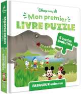 Disney baby - mon premier livre puzzle évolutif - les animaux vol. 2